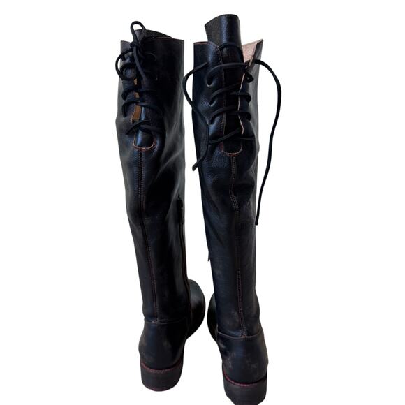 BED STU Manchester tall equestrian style boot Black Hand Wash Size 9  NIB - Picture 3 of 9